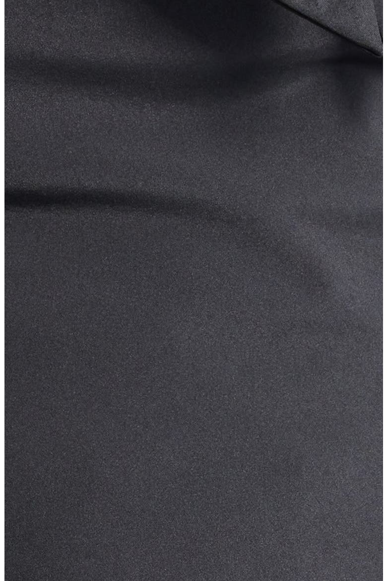 Winston Bow Off the Shoulder Crop Top, Alternate, color, BLACK