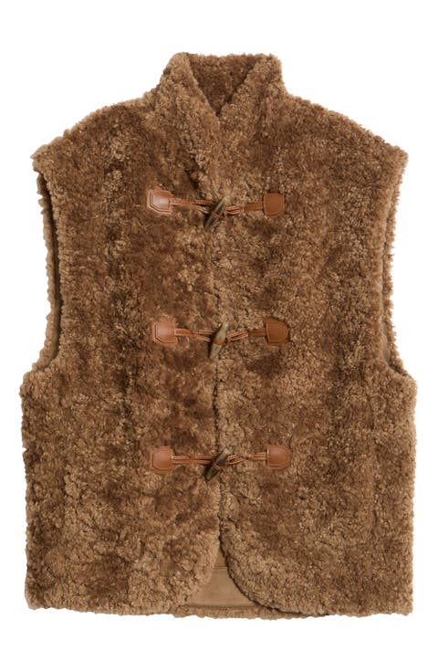 Niah Faux Fur Toggle Vest