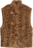 UGG® Niah Faux Fur Toggle Vest