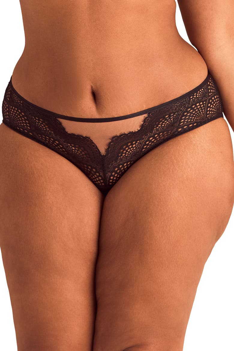 Sonja Hipster Panties, Main, color, Black