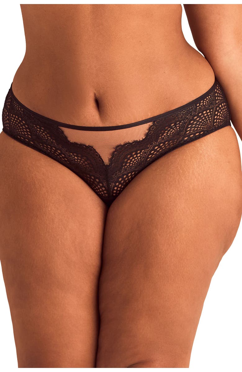 Adore Me Sonja Hipster Panties, Main, color, Black