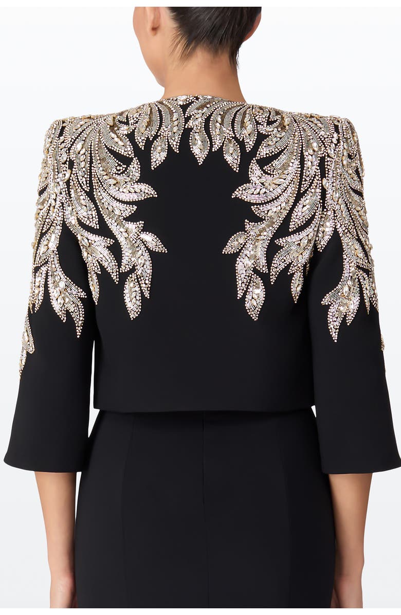 Jenny Packham Versalilles Jacket, Alternate, color, Liquorice