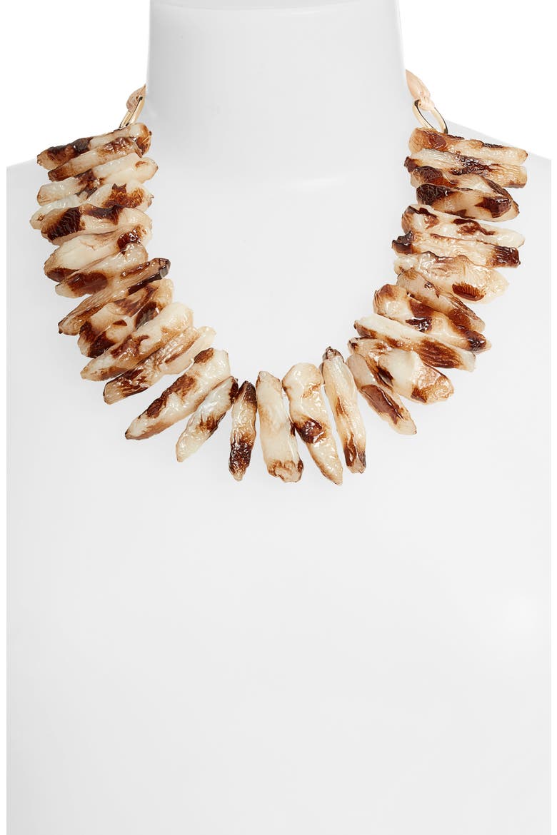 Statement Collar Necklace, Alternate, color, TORTOISE