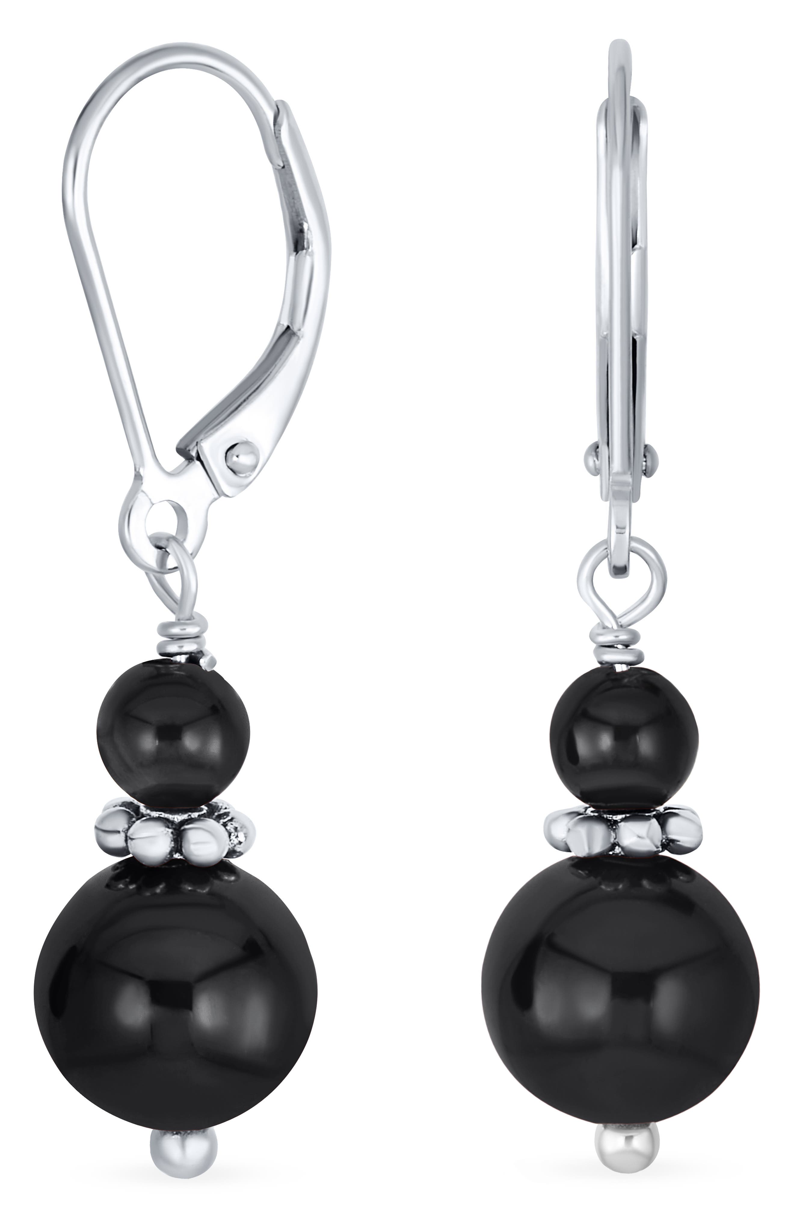 BLING JEWELRY Resin Drop Earrings