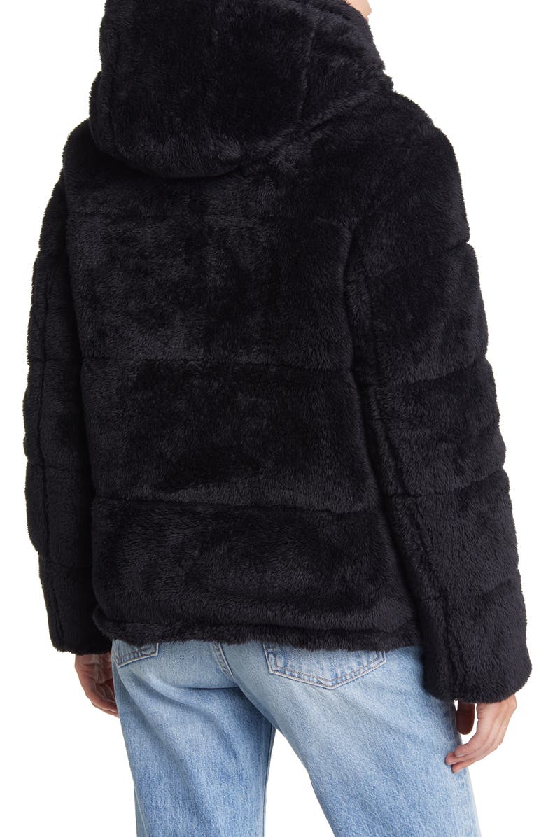 Sam Edelman Faux Fur Puffer Coat, Alternate, color, 