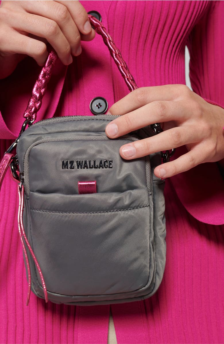 MZ Wallace Mini Bowery Nylon Crossbody Bag, Alternate, color,