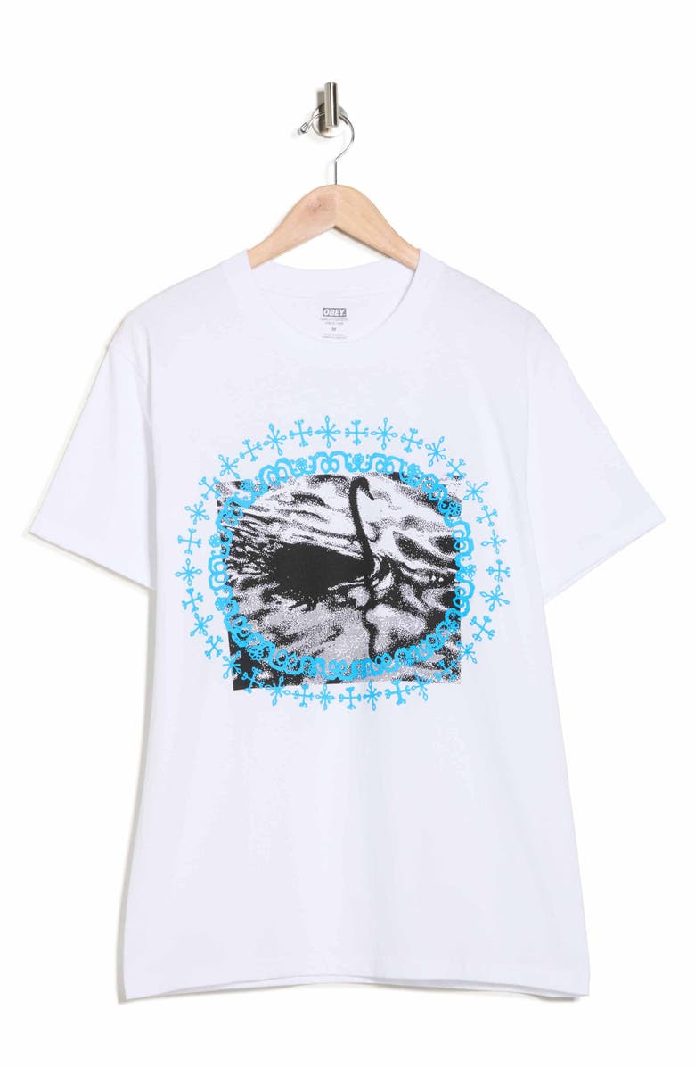 Obey Mystic Powers Graphic T-Shirt, Alternate, color, White