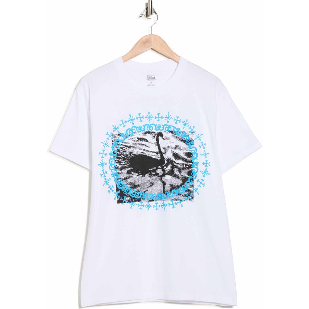 Obey Mystic Powers Graphic T-shirt In White