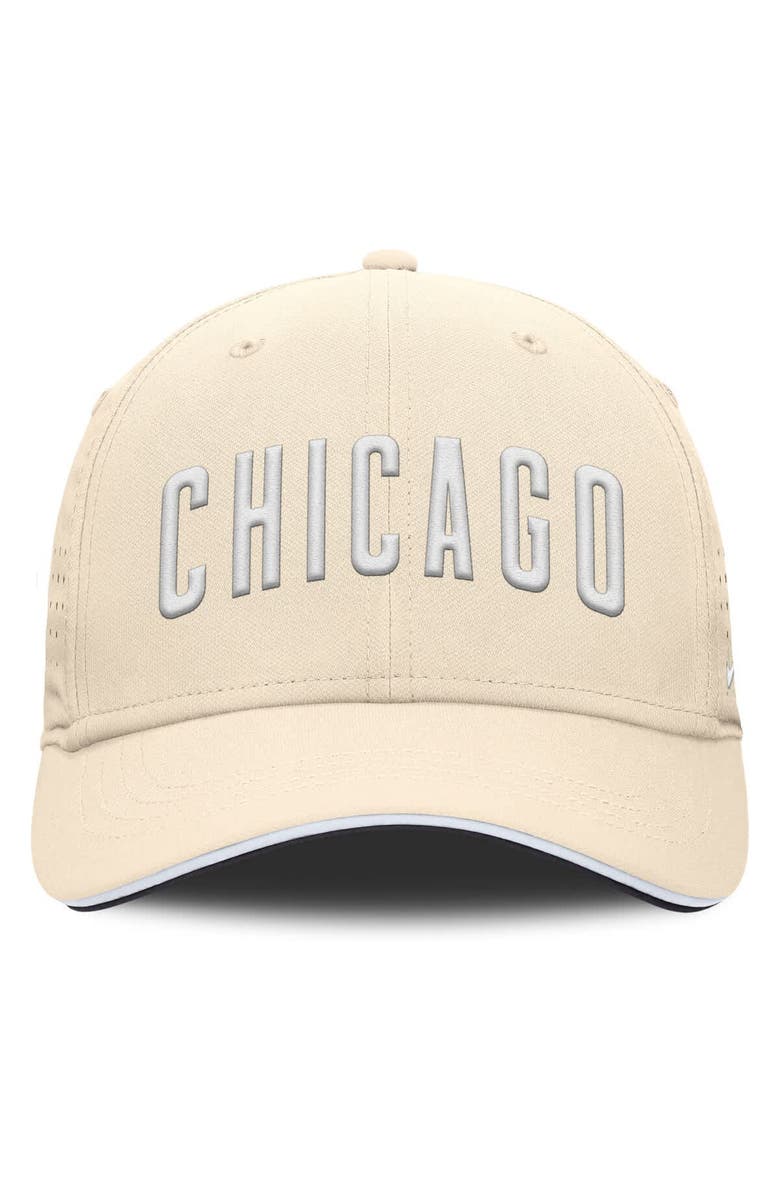 Nike Men's Nike Cream Chicago Cubs Rise Performance Flex Hat, Alternate, color, Cream