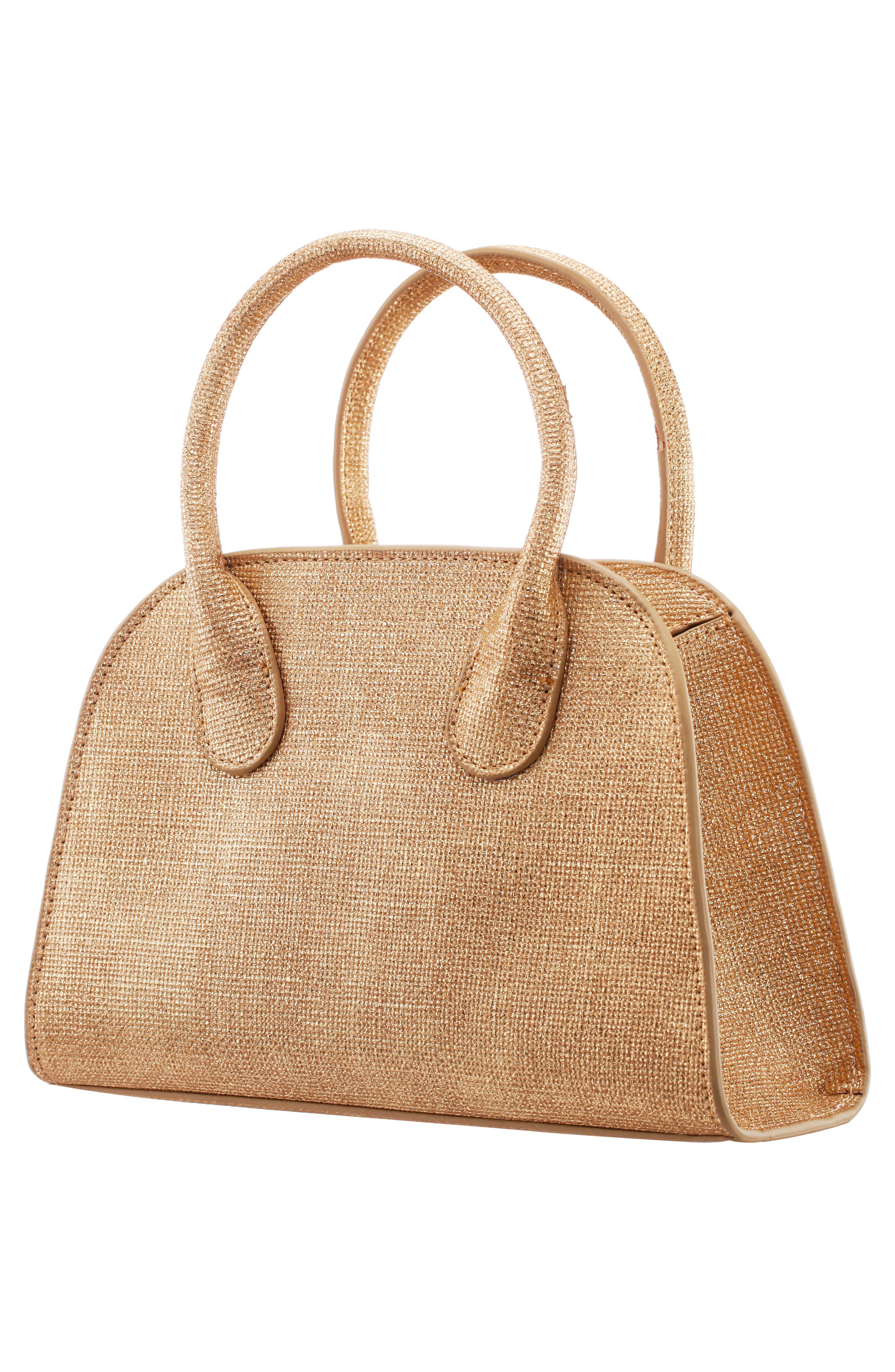Yorke Top Handle Bag, Alternate, color, PURE GOLD
