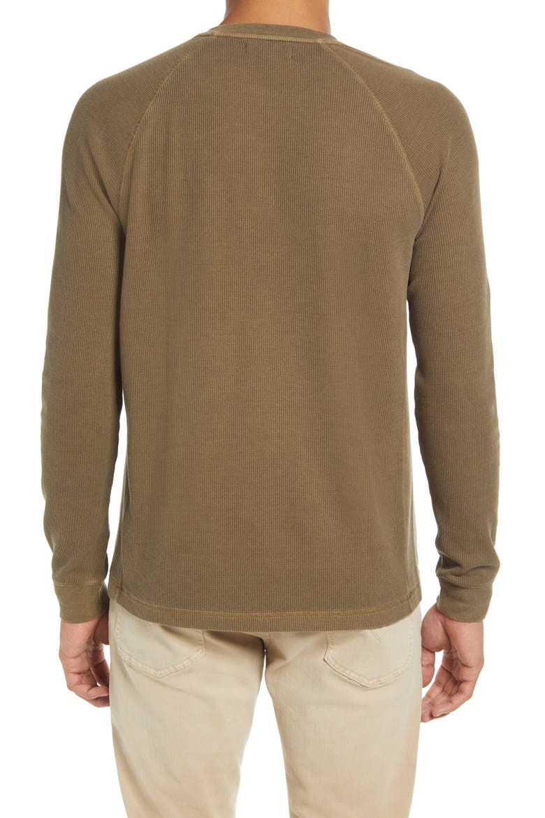 Thermal Henley, Alternate, color, OLIVE TREE