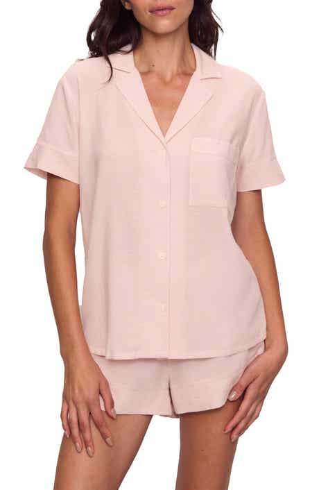 Eberjey Nautico Stripe Short Sleeve Shirt & Shorts Pajamas