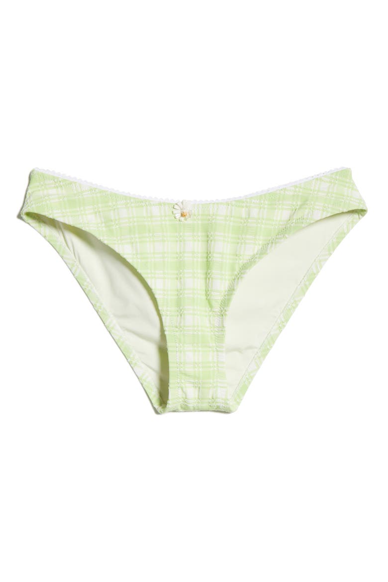 The Daphne Matcha High Cut Bikini Bottoms, Alternate, color, MATCHA