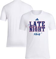 adidas Men's adidas White Kansas Jayhawks Late Night in the Phog T-Shirt