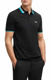 BOSS Paddy Tipped Cotton Polo