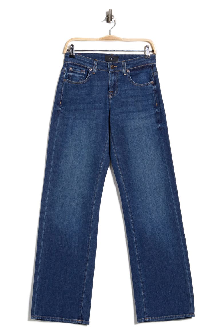 Low Rise Straight Leg Jeans, Alternate, color, GREENWICH