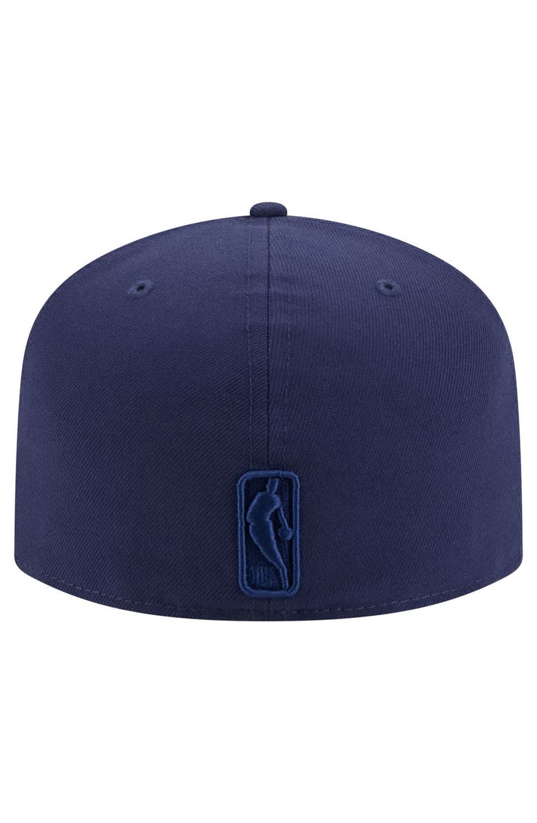 New Era Men's New Era  Navy Memphis Grizzlies Colorpack A-Frame Pinch Front 59FIFTY Fitted Hat, Alternate, color, Navy