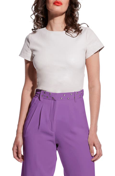 Brando Stretch Leather Tee