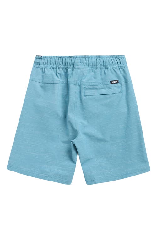 Rip Curl Kids' Board Walk Jackson Volley Swim Trunks In Blue