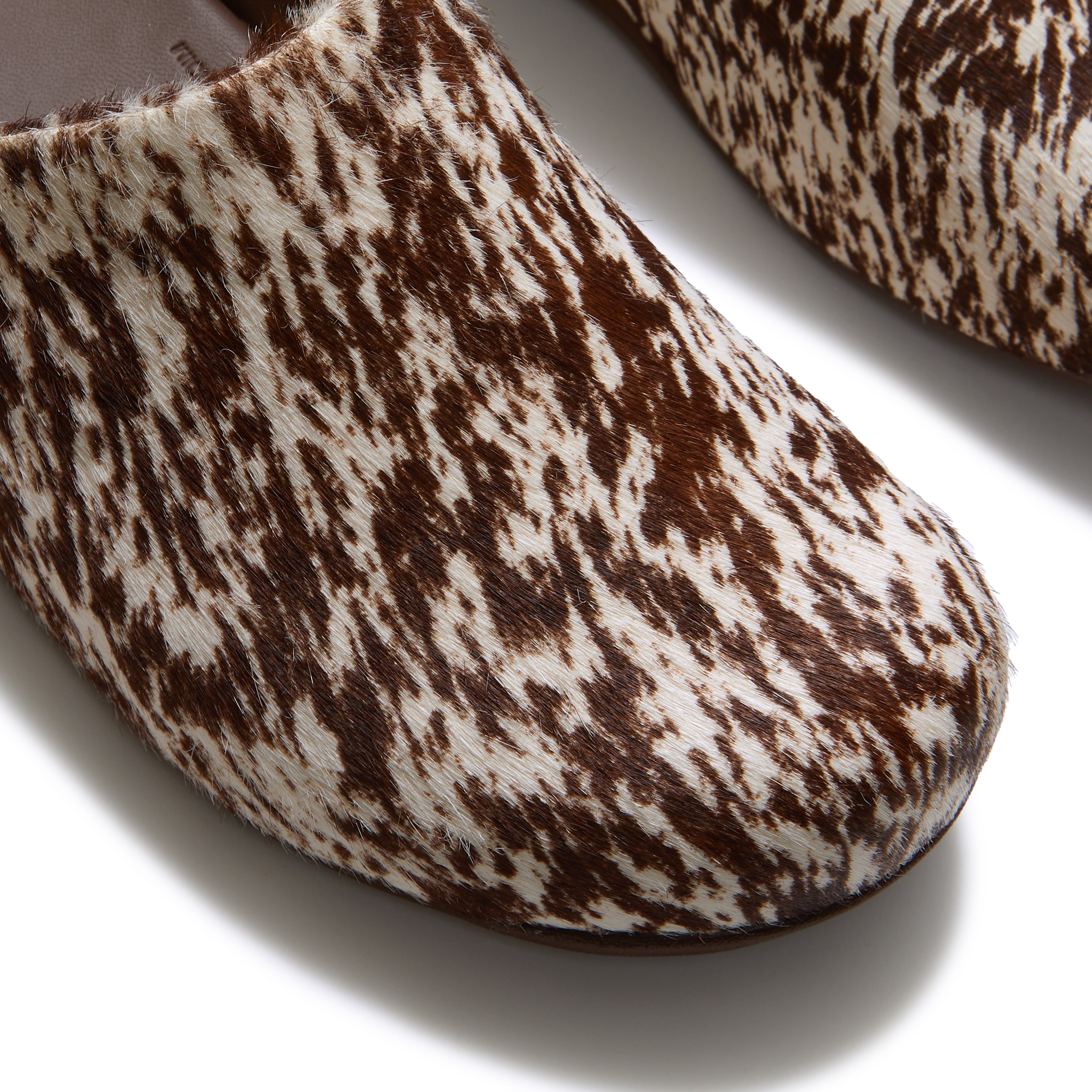 Shuv Pony Mules, Alternate, color, Brown/White