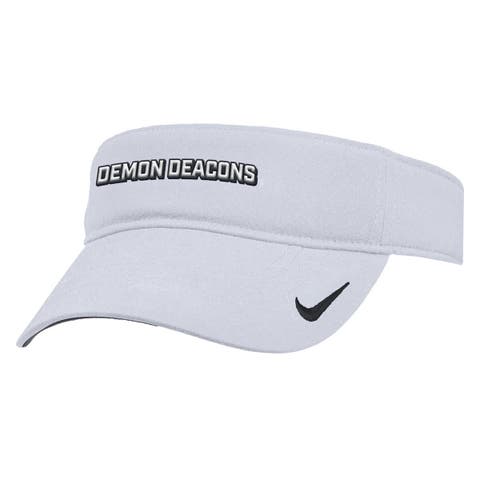 Men's Nike White Wake Forest Demon Deacons 2025 On-Field Ace Performance Adjustable Visor