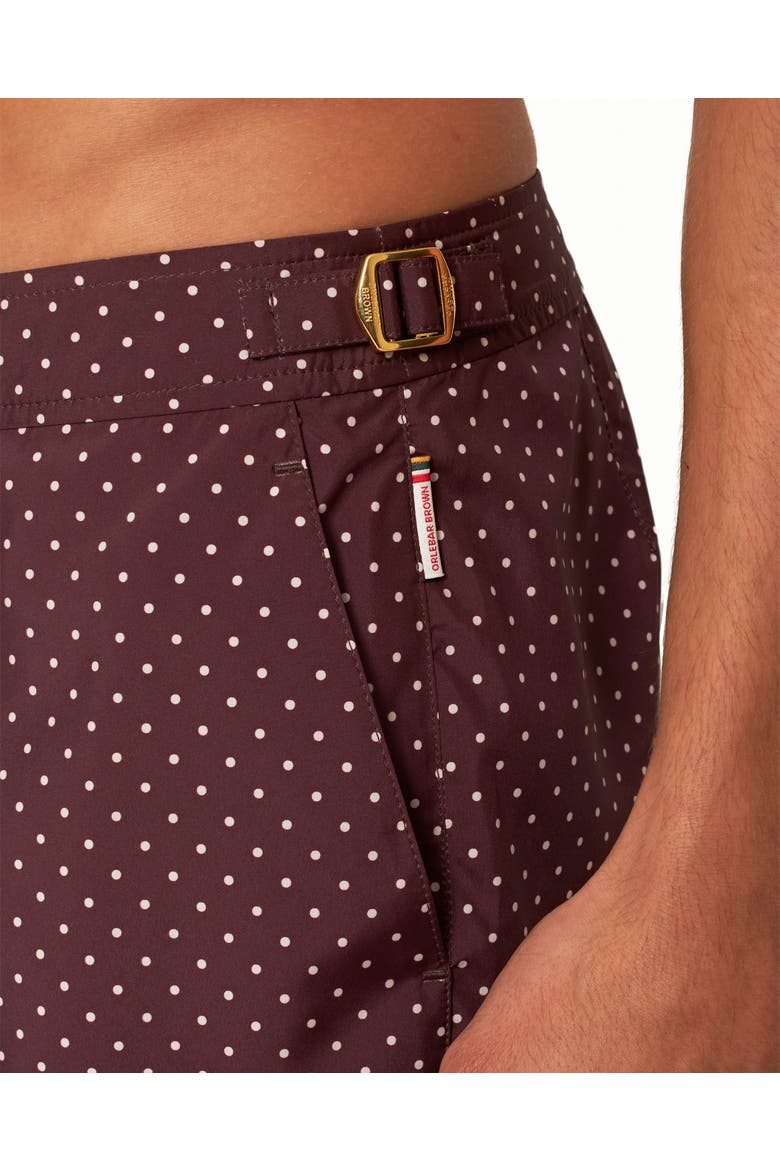 Bulldog Tailored-Fit Swim Shorts, Alternate, color, DAMSON