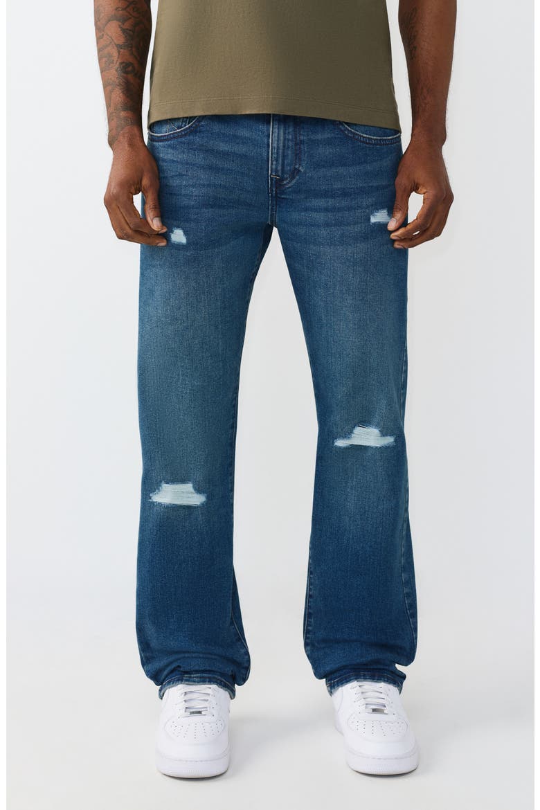 Ricky Signature Straight Jeans, Main, color, MEDIUM BLUE COMET