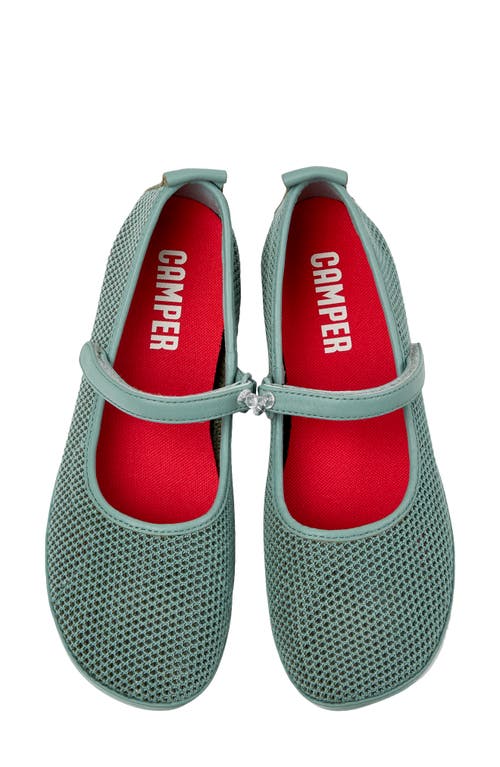 Camper Right Nina Ballerina Shoes In Medium Green