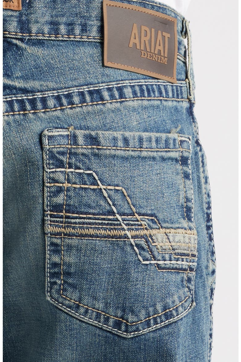 M4 Stretch Shoreway Straight Jeans, Alternate, color, DAKOTA