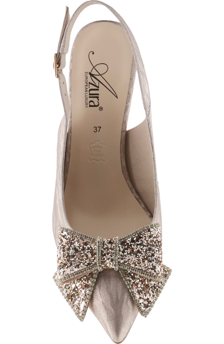 AZURA BY SPRING STEP Tenkarot Slingback Pump, Alternate, color, Champagne