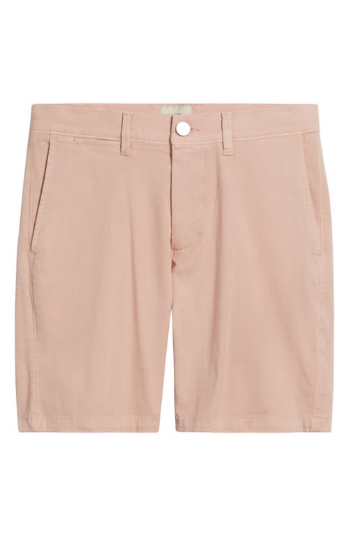 Dl1961 Jake Flat Front Chino Shorts In Rose Smoke