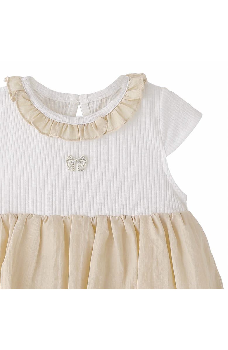 Banblu Bow Balloon Dress, Alternate, color, Beige