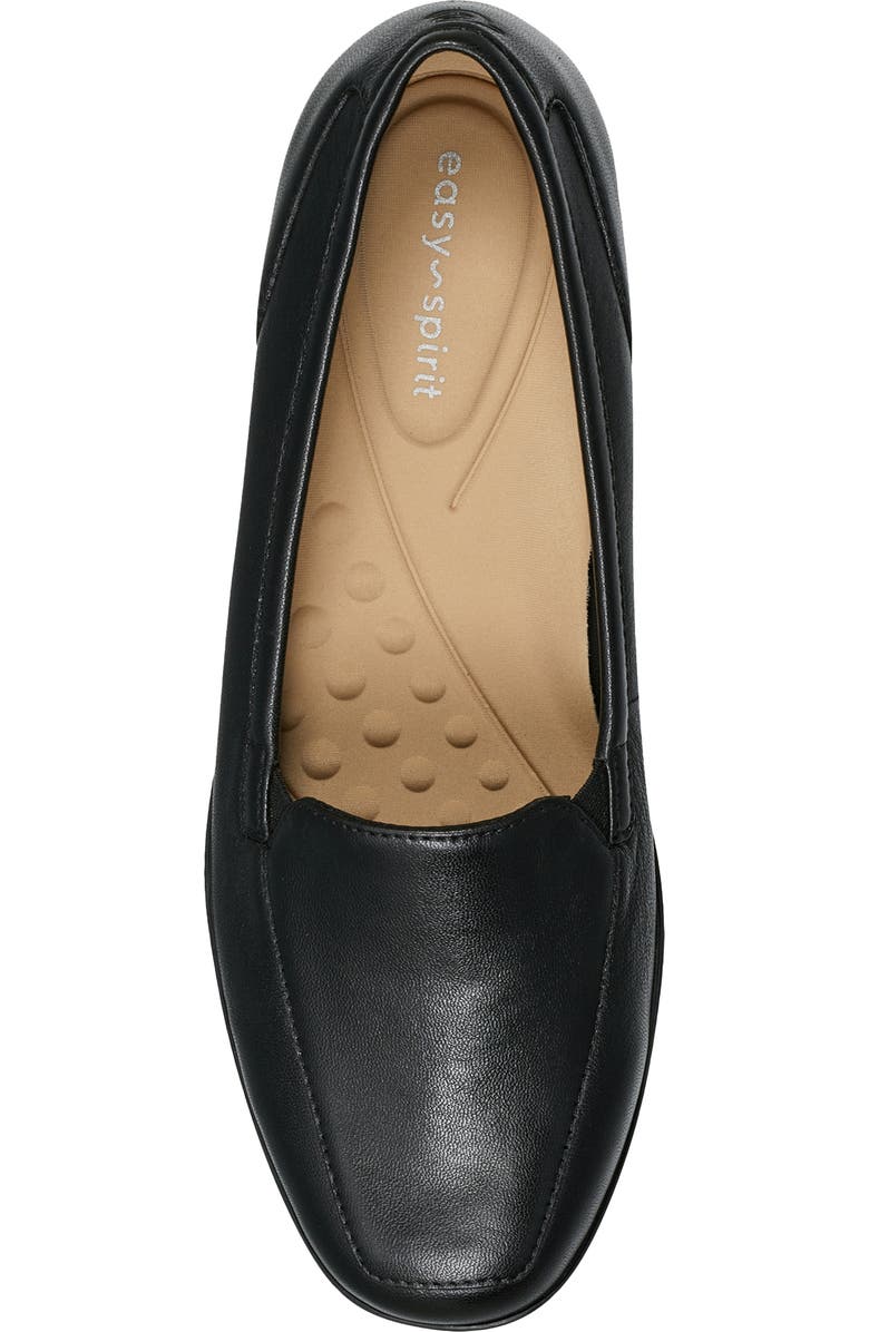 Easy Spirit Casual Moc Toe Flat, Alternate, color, Black Comb