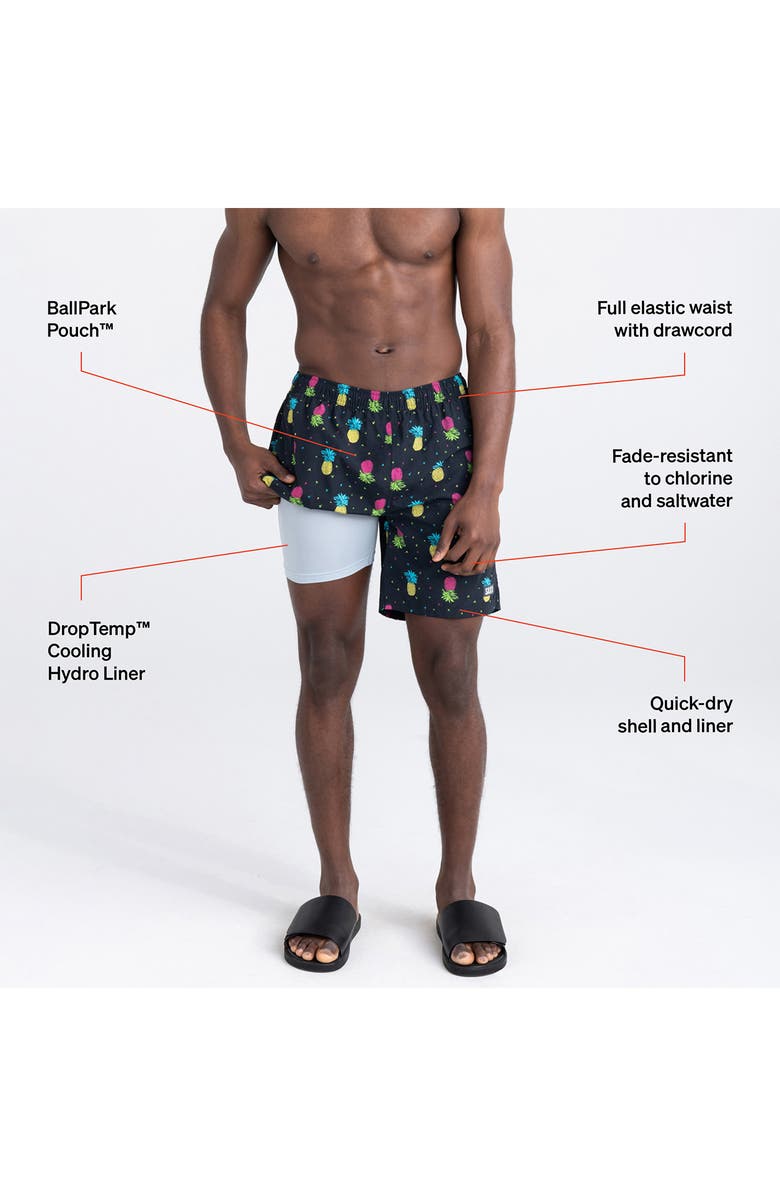 SAXX Go Coastal 2N1 7-Inch Swim Shorts, Alternate, color,