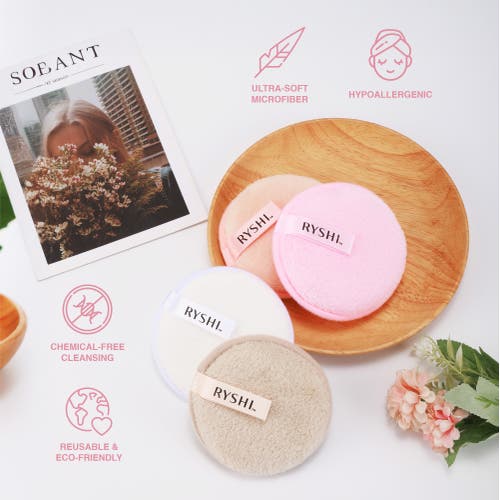 Pursonic Complete Clean Beauty Bundle Reusable Makeup Remover Cloths + Makeup Remover Cleansing Towe In Multi