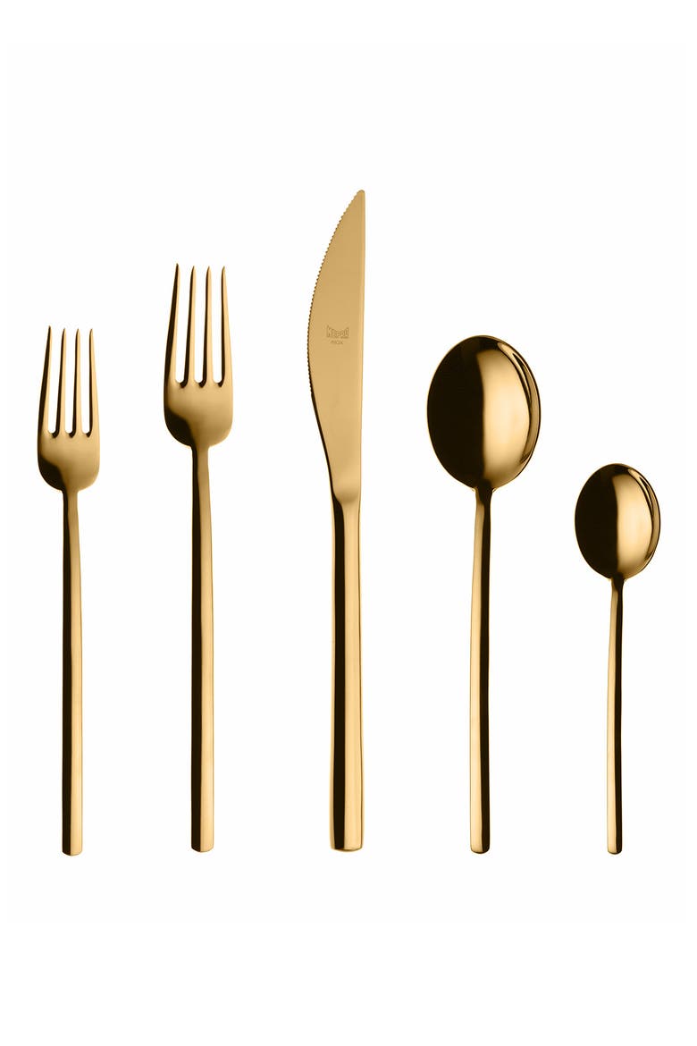 Due 5-Piece Place Setting, Main, color, GOLD