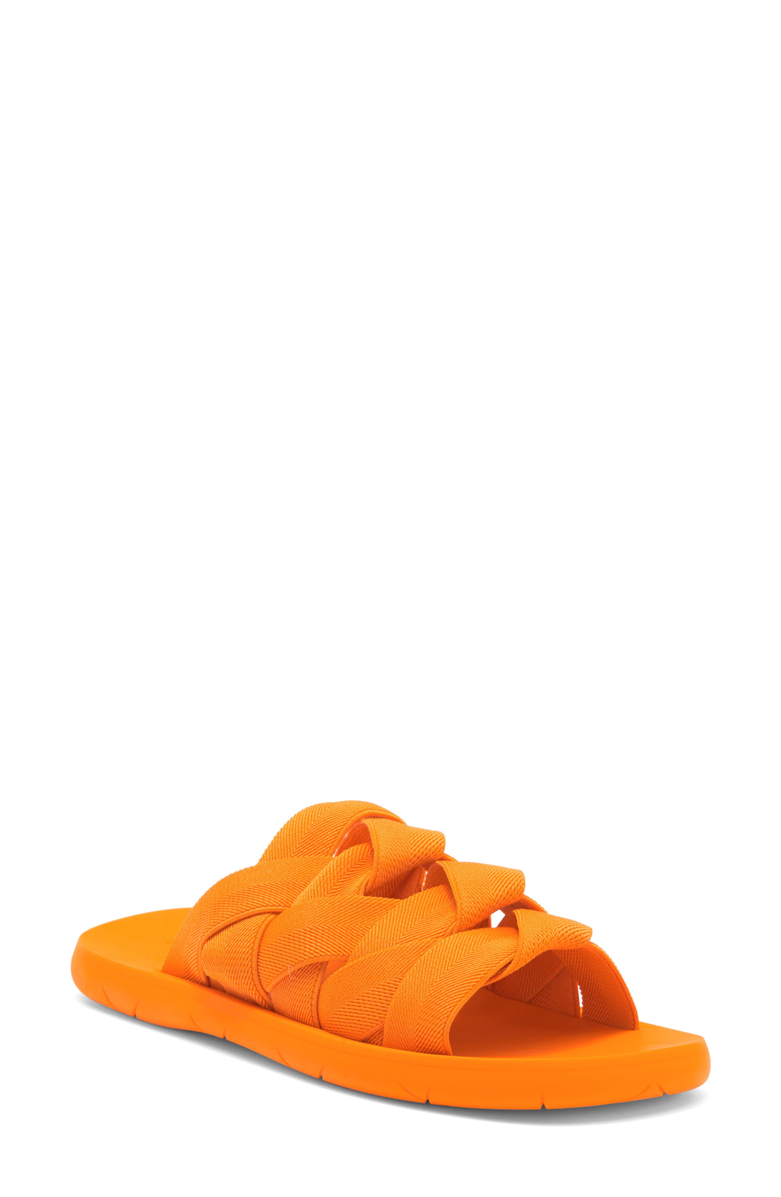 Woven Strap Slide Sandal