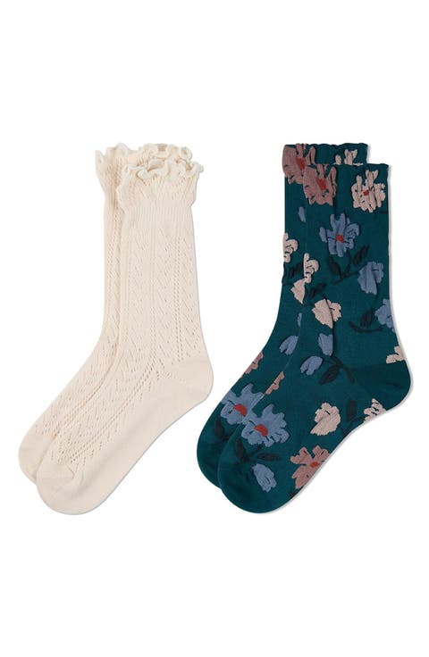 Assorted 2-Pack Crew Socks
