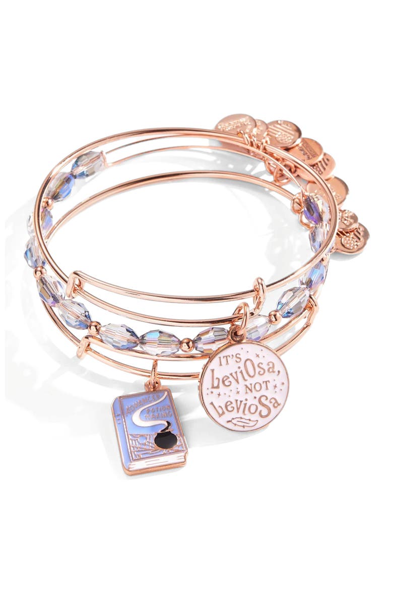 Harry Potter™ Hermione Bangle Bracelets Set Of 3, Main, color, Rose Gold