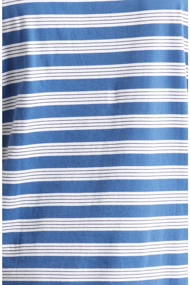 Stripe Ringer T-Shirt, Alternate, color, NAVY/ WHITE
