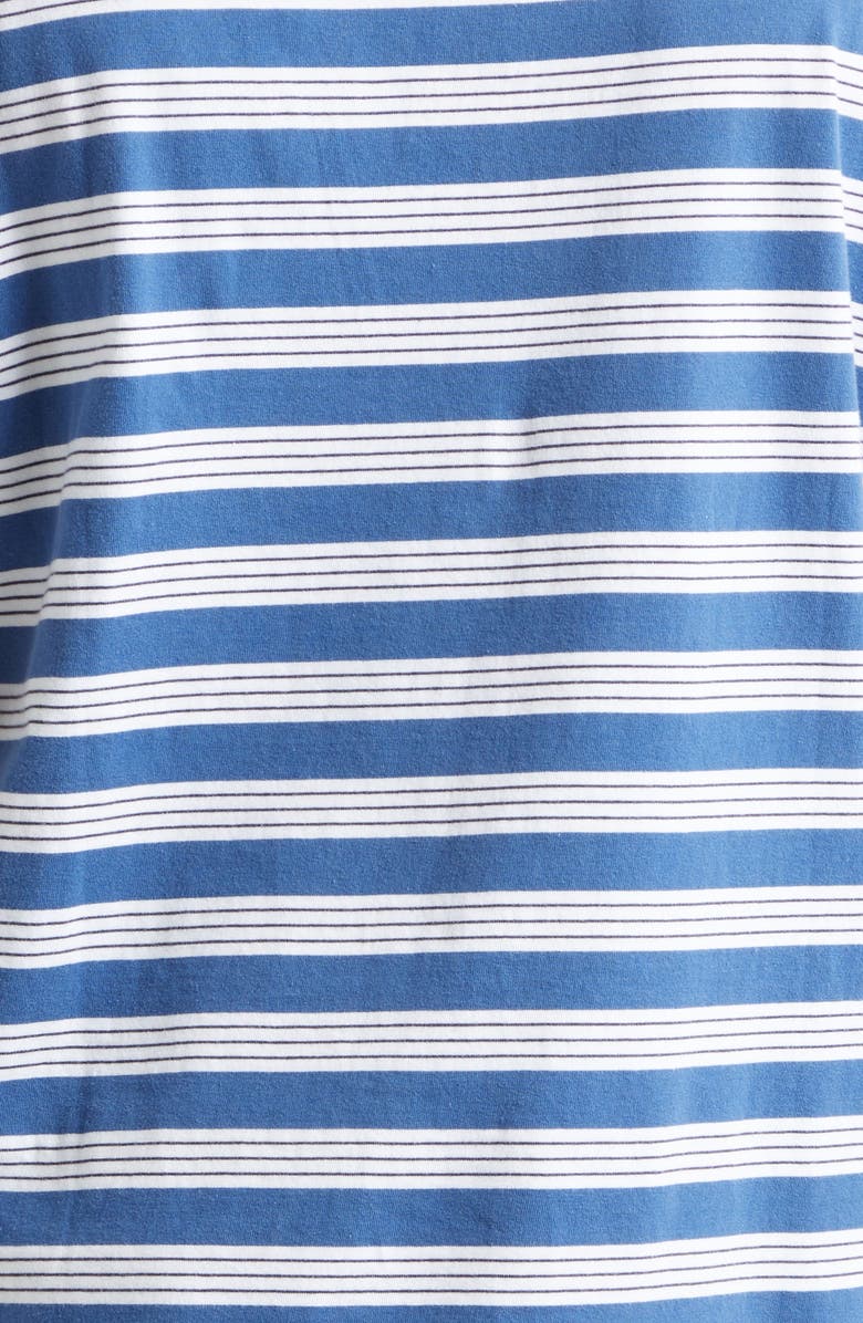 Noah Stripe Ringer T-Shirt, Alternate, color, Navy/ White