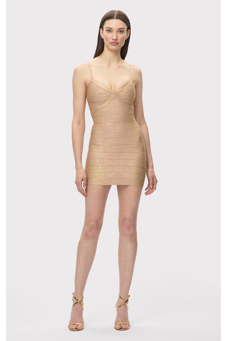 The Metallic After Party Dress, Alternate, color, GOLD FOIL