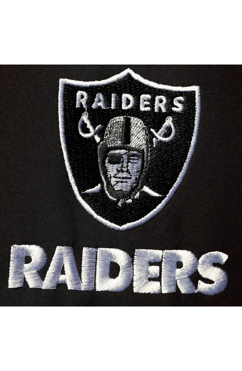 DUNBROOKE Men's Dunbrooke Black/Gray Las Vegas Raiders Big & Tall Alpha Full-Zip Hoodie Jacket, Alternate, color, 