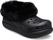 CROCS Classic Furever Crush Faux Shearling Lined Clog