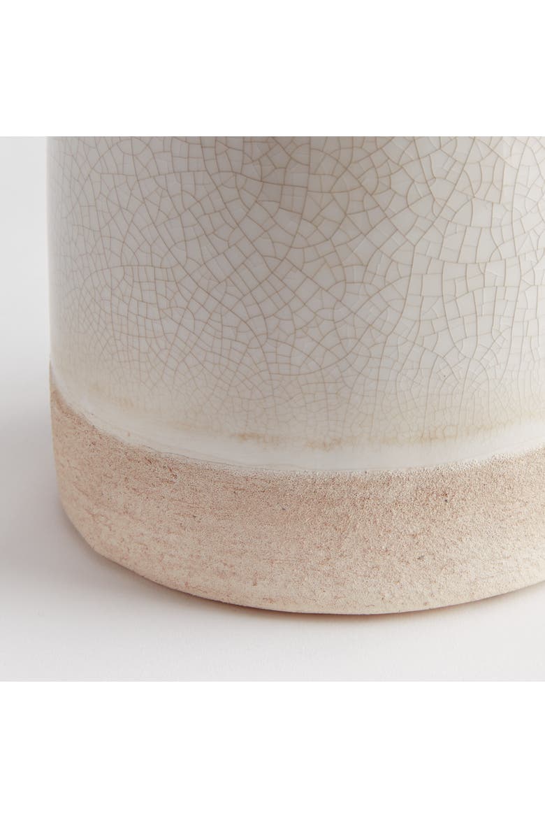 Leona Bottle Vase, Alternate, color, White
