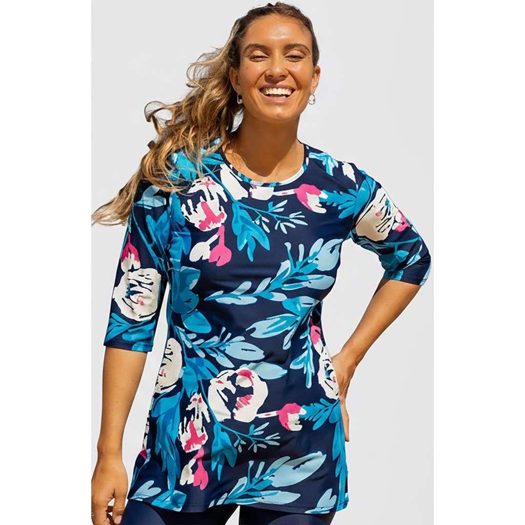 Calypsa Gia Swim Tunic In Purple