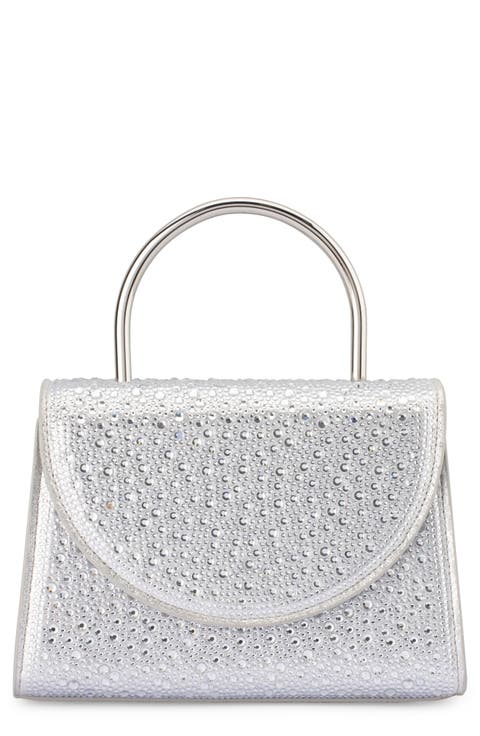 Annabel Crystal Top Handle Bag
