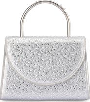 Olga Berg Annabel Crystal Top Handle Bag