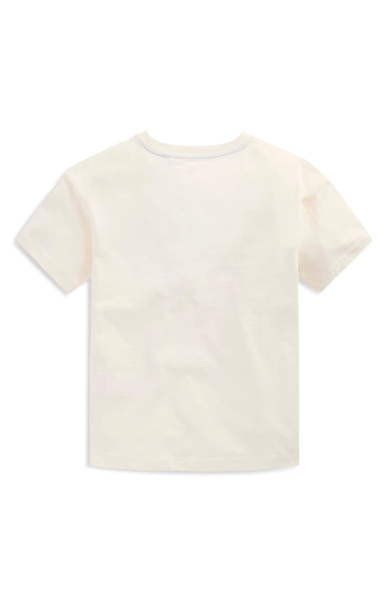 Mini Boden Kids' Sharkdines Cotton Graphic T-Shirt, Alternate, color, Tbc Parchament Sardine Can