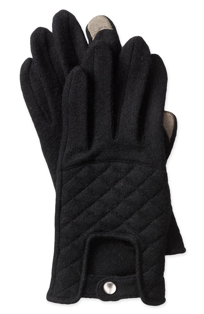 Echo 'Driver Touch' Wool Blend Gloves, Main, color, 